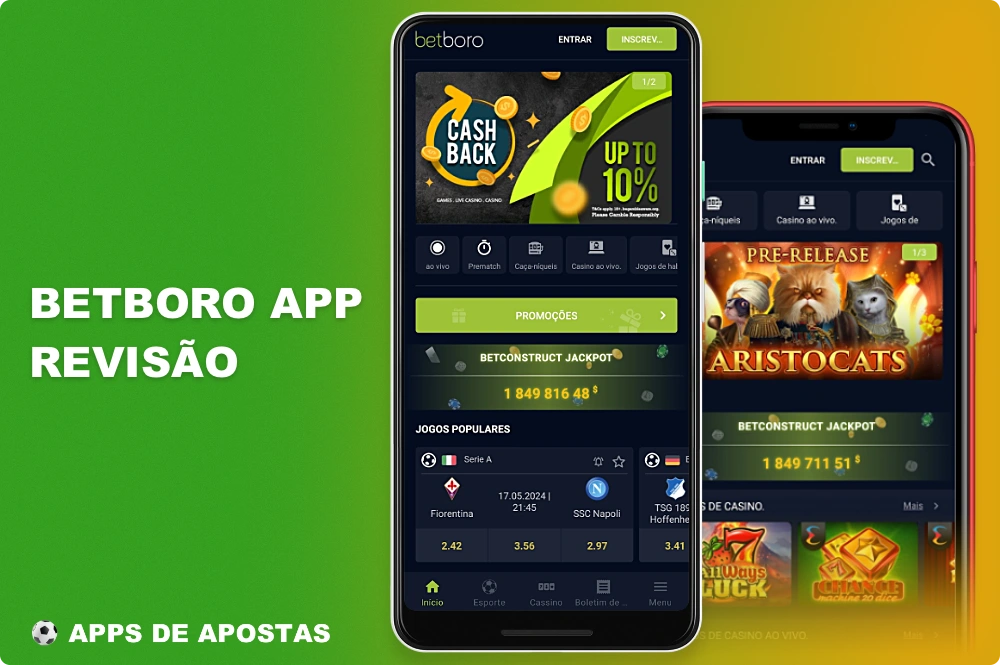 O aplicativo móvel Betboro para Android e iOS oferece aos seus usuários brasileiros a possibilidade de apostar em esportes e jogar em cassinos on-line