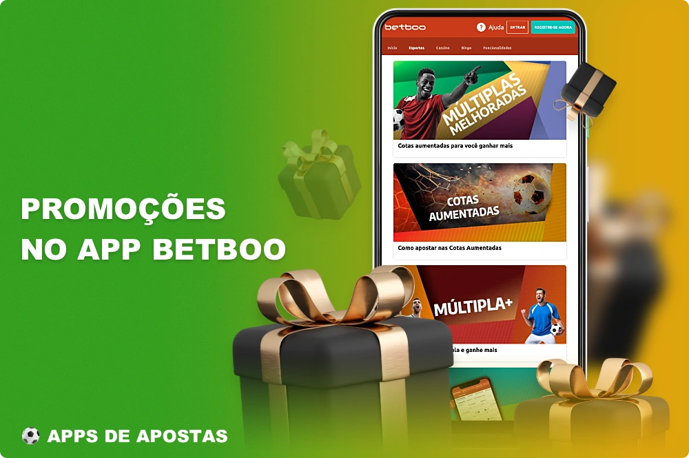 Os brasileiros que usam o aplicativo Betboo têm acesso a vários bônus e também podem participar de promoções