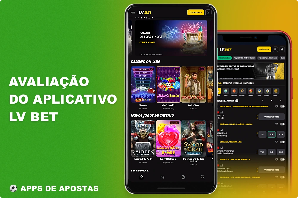 O aplicativo móvel da LV Bet para apostas esportivas e cassino está disponível para todos os usuários do Brasil