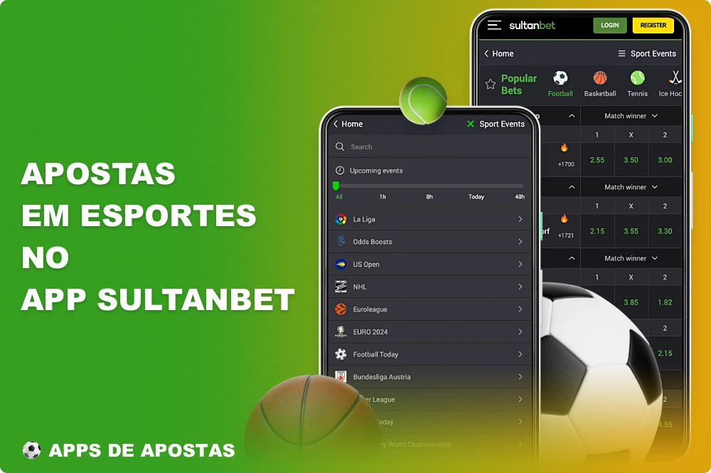 Os brasileiros que usam o aplicativo Sultanbet podem apostar em dezenas de esportes, bem como em torneios locais e internacionais