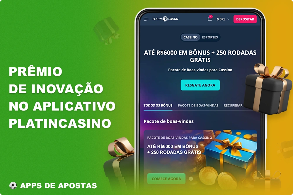 Um generoso bônus de boas-vindas no aplicativo móvel Platincasino está disponível para todos os novos jogadores do Brasil