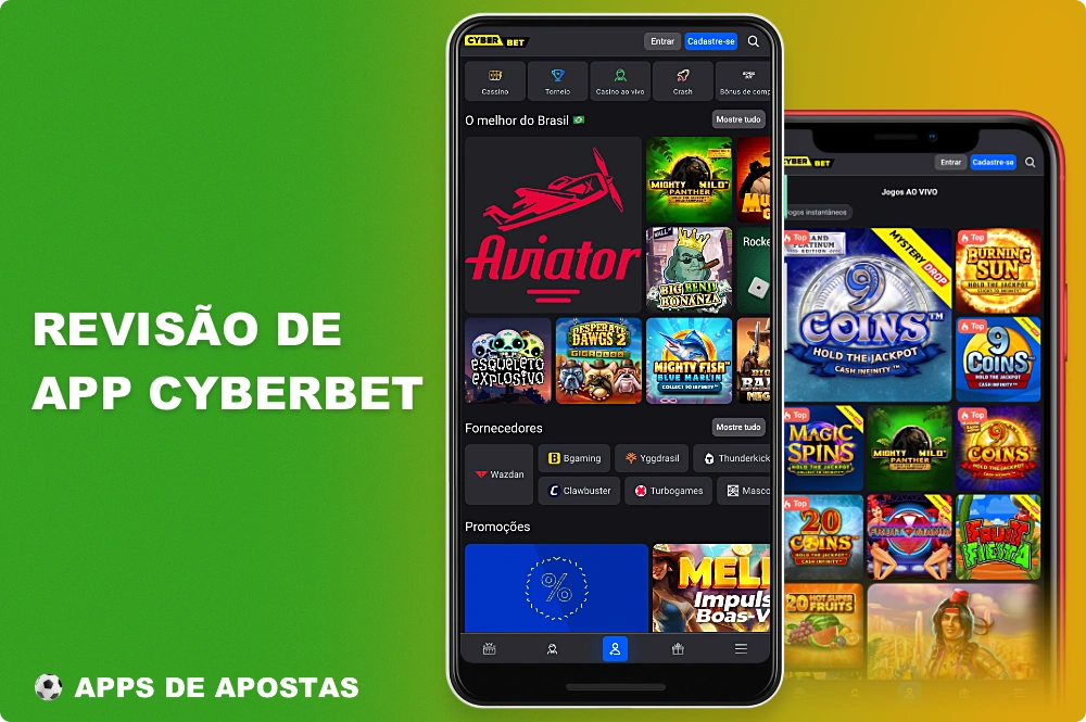 O aplicativo móvel da Cyberbet está disponível para todos os usuários de Android e iOS, totalmente gratuito