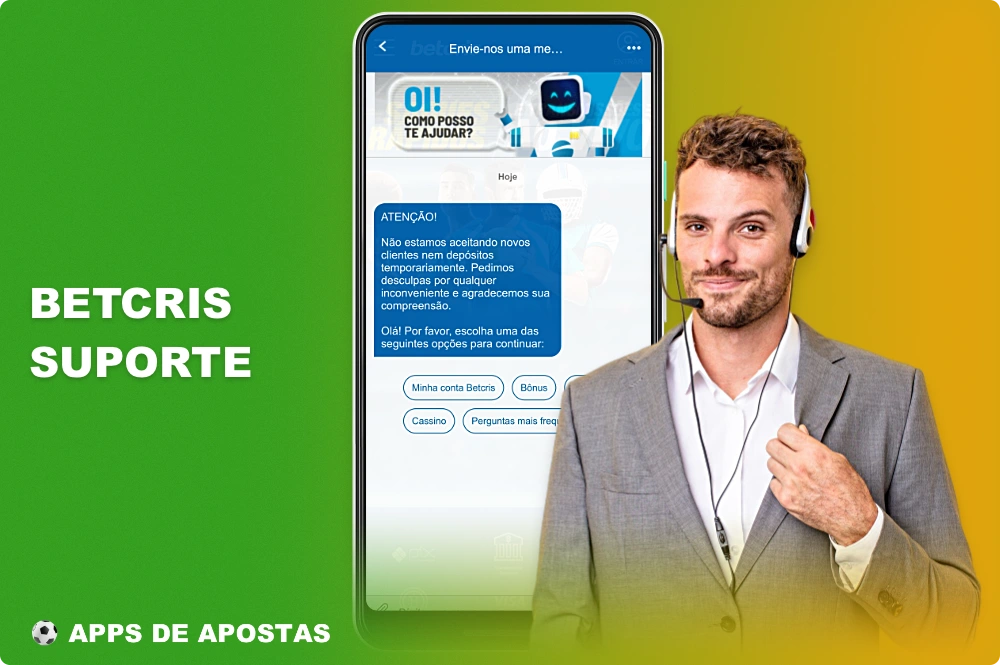 No aplicativo Betcris, os usuários do Brasil têm uma variedade de canais de comunicação para entrar em contato com o suporte