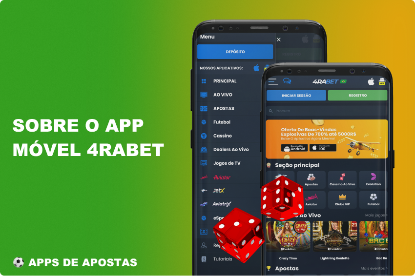 A aplicação 4rabet está disponível gratuitamente para os jogadores do Brasil e é adequada para dispositivos Android e iOS