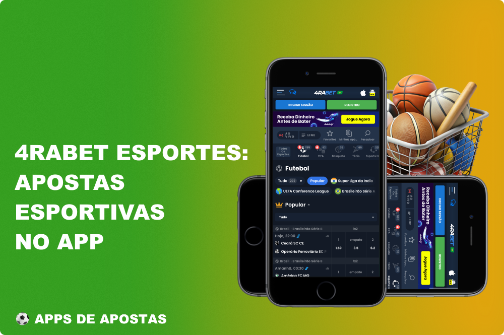 A aplicação de apostas 4rabet tem tudo o que um utilizador brasileiro precisa para apostar em jogos desportivos