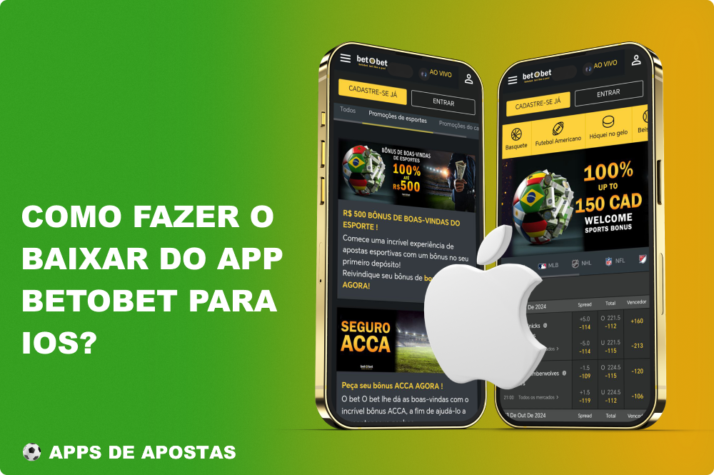 Depois de descarregarem a aplicação Betobet iOS, os jogadores brasileiros poderão jogar jogos de casino online e apostar em desportos