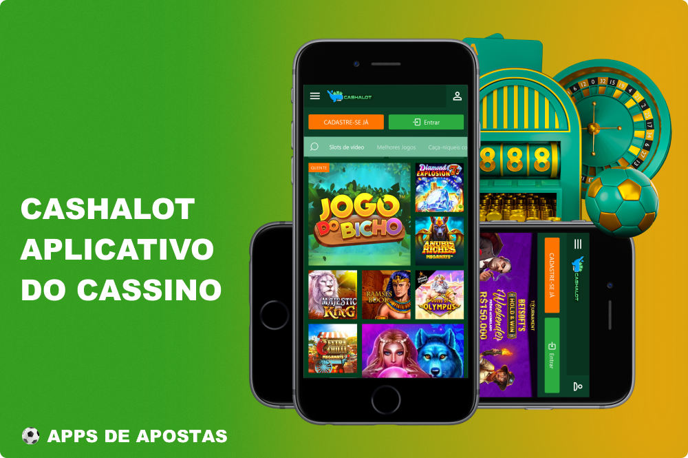 A lista de jogos de casino que os jogadores do Brasil podem encontrar na aplicação Cashalot é de milhares