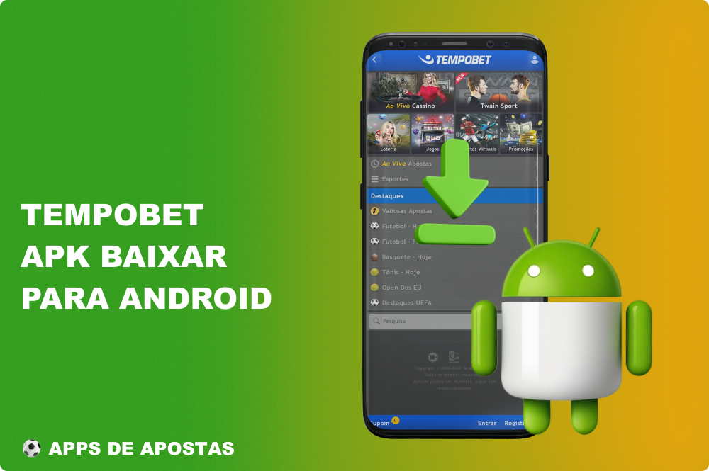 Para instalar a aplicação Tempobet Android no seu smartphone, os brasileiros precisam primeiro de descarregar o ficheiro APK