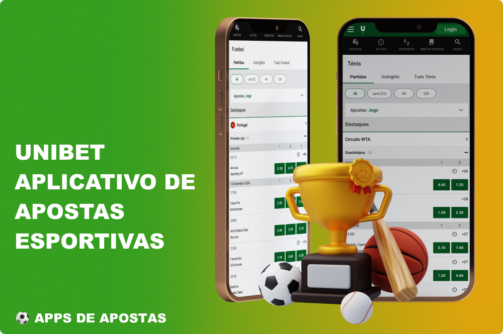 A aplicação de apostas desportivas Unibet oferece aos utilizadores brasileiros a oportunidade de apostar em todos os desportos e modalidades desportivas populares